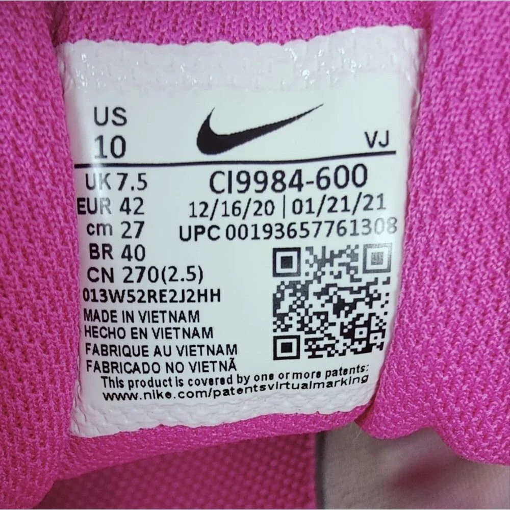 Nike Women's Downshifter 10 Pink Running Shoes Sneakers, Sz 10